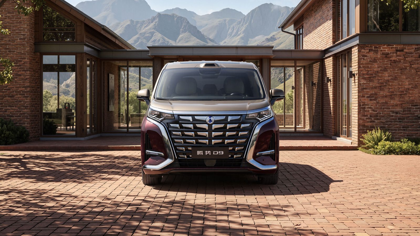 Denza D9 PHEV 2025 — главное фото модели, экстерьер, вид спереди, рынок China official