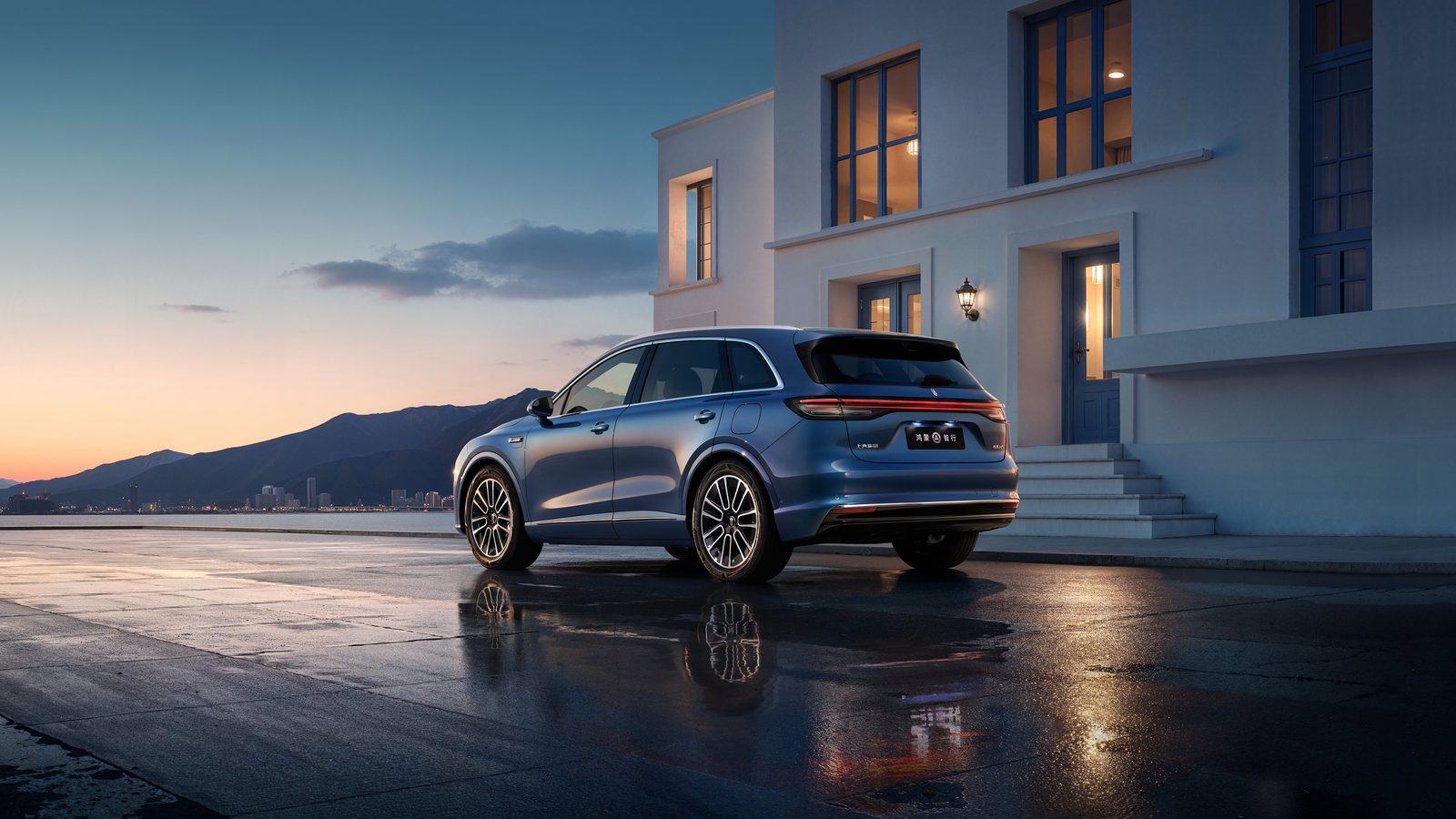 HIMA Shangjie H5 EV 2026 — экстерьер, front 3q lifestyle, рынок China