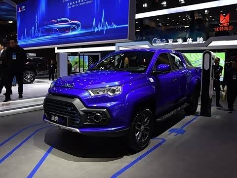JMC Pickup Yuhu EV 2025 — экстерьер, вид спереди 3/4, рынок China