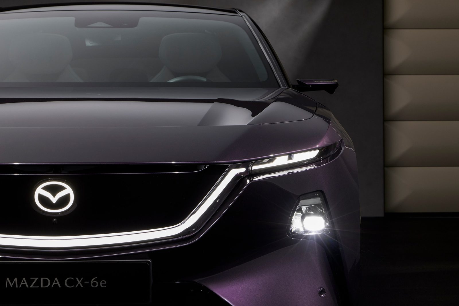 Mazda EZ-60 / CX-6e China EV 2025 — экстерьер, front lighting detail, рынок internal_mvp