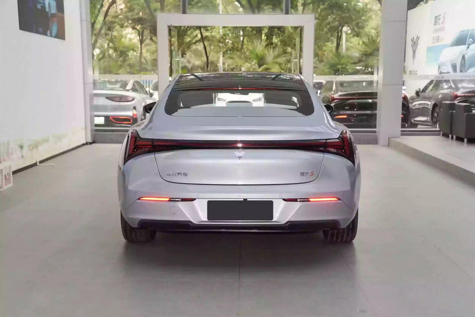 Neta S EREV 2024 — экстерьер, вид сзади, рынок Guangcai Neta S 2024 sedan reference