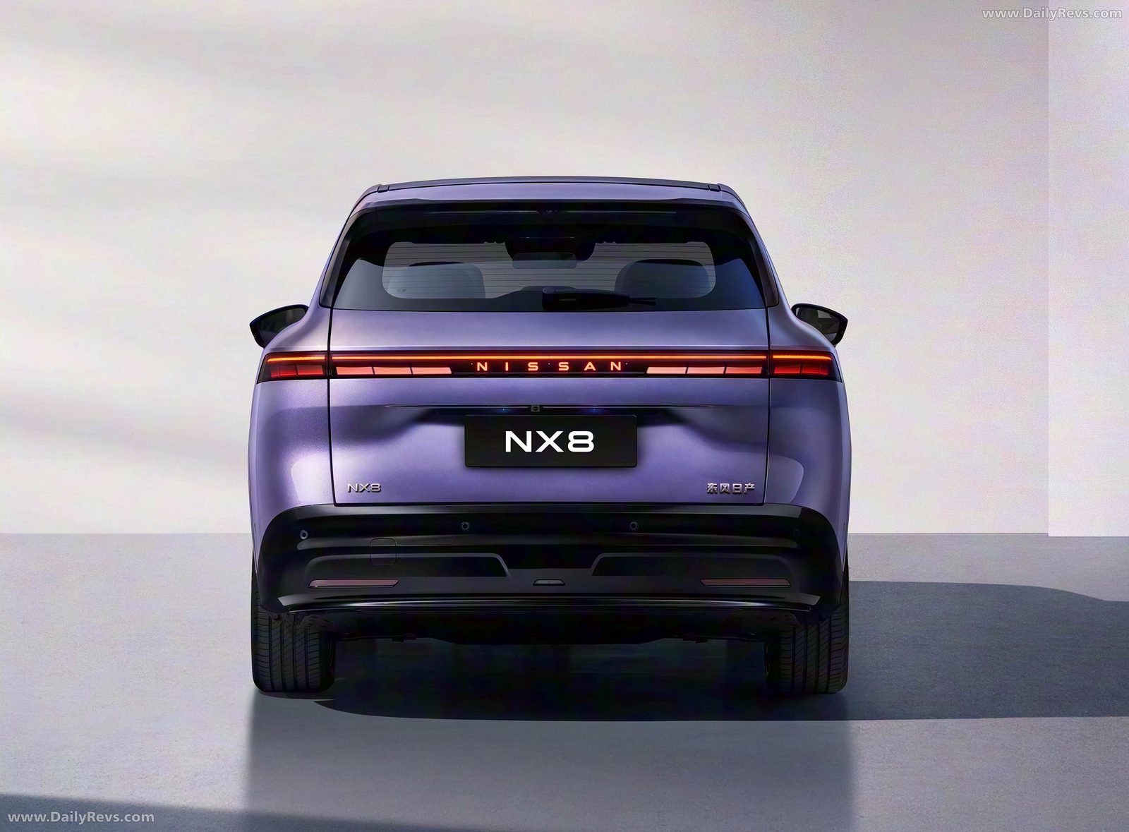 Nissan Dongfeng Nissan NX8 EV 2026 — экстерьер, вид сзади 3/4, рынок internal_mvp